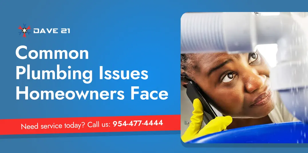 Common Plumbing Issues Homeowners Face