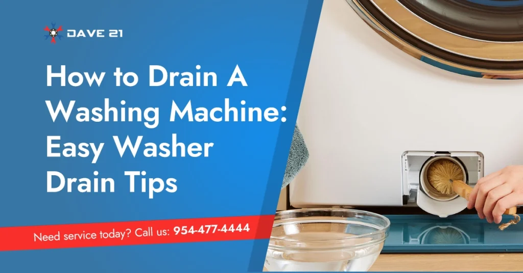 How to Drain A Washing Machine